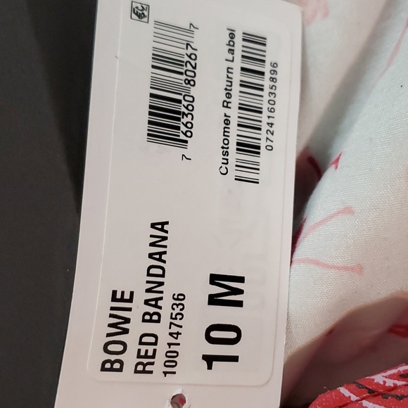 Sun ÷ Stone Bowie Red Bandana Sandles - Picture 7 of 7